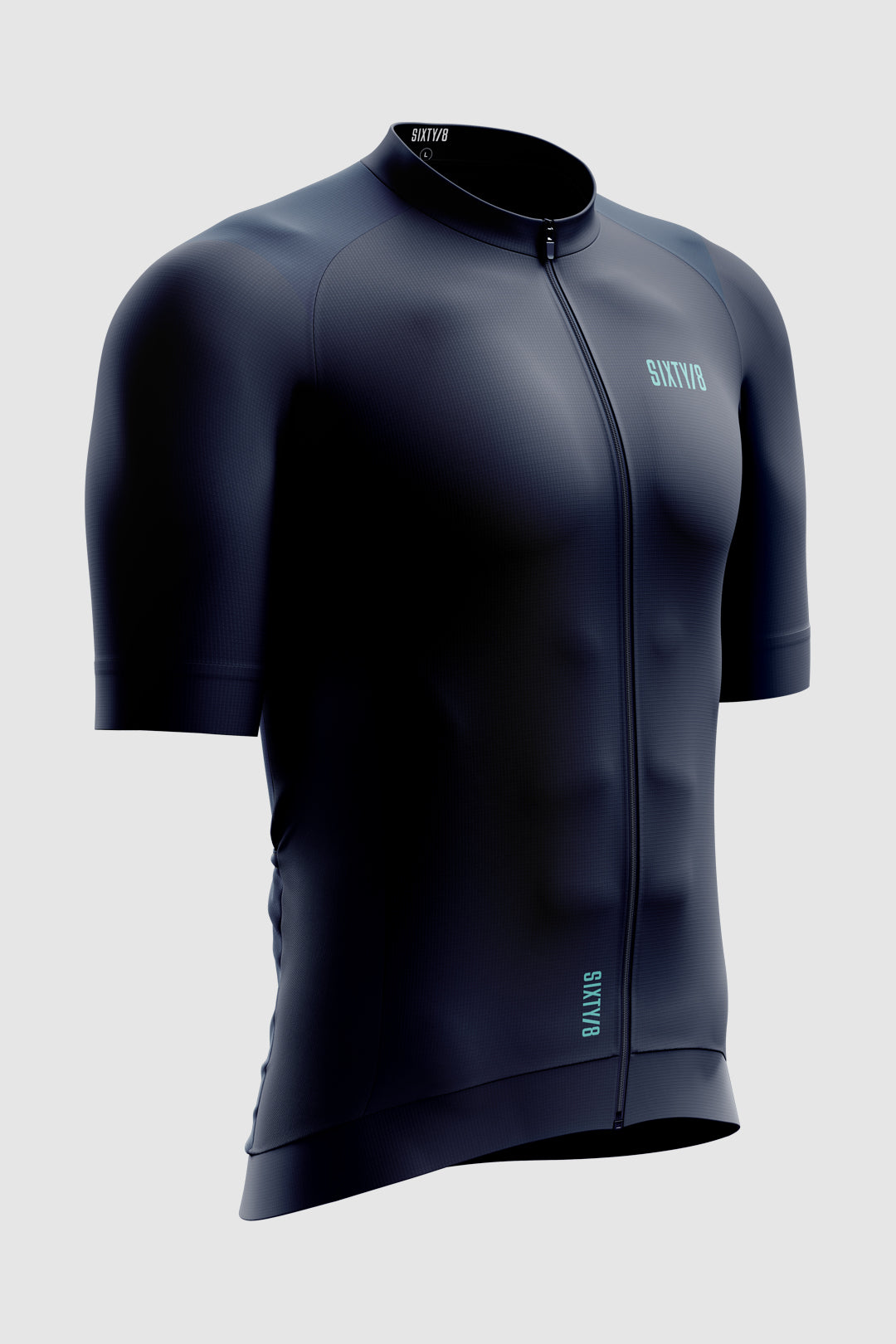 Sixty/8 Short Sleeved Jersey(Unisex) Navy/Teal