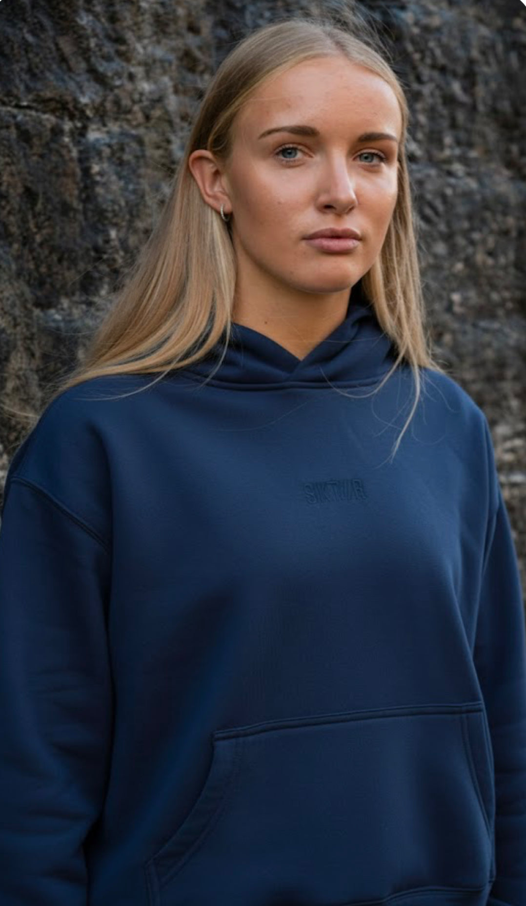 Blue WOMENS Podium Hoodie-order today - available in 2 weeks