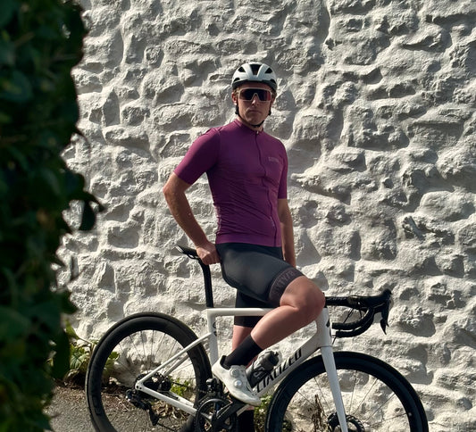 SIXTY/8 SHORT SLEEVE JERSEY - CLARET