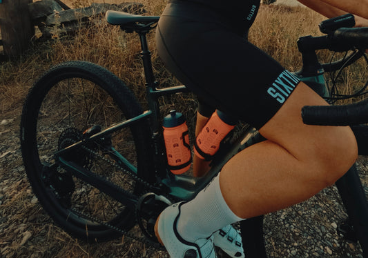 Women’s Black cycling Bib Shorts with white logo