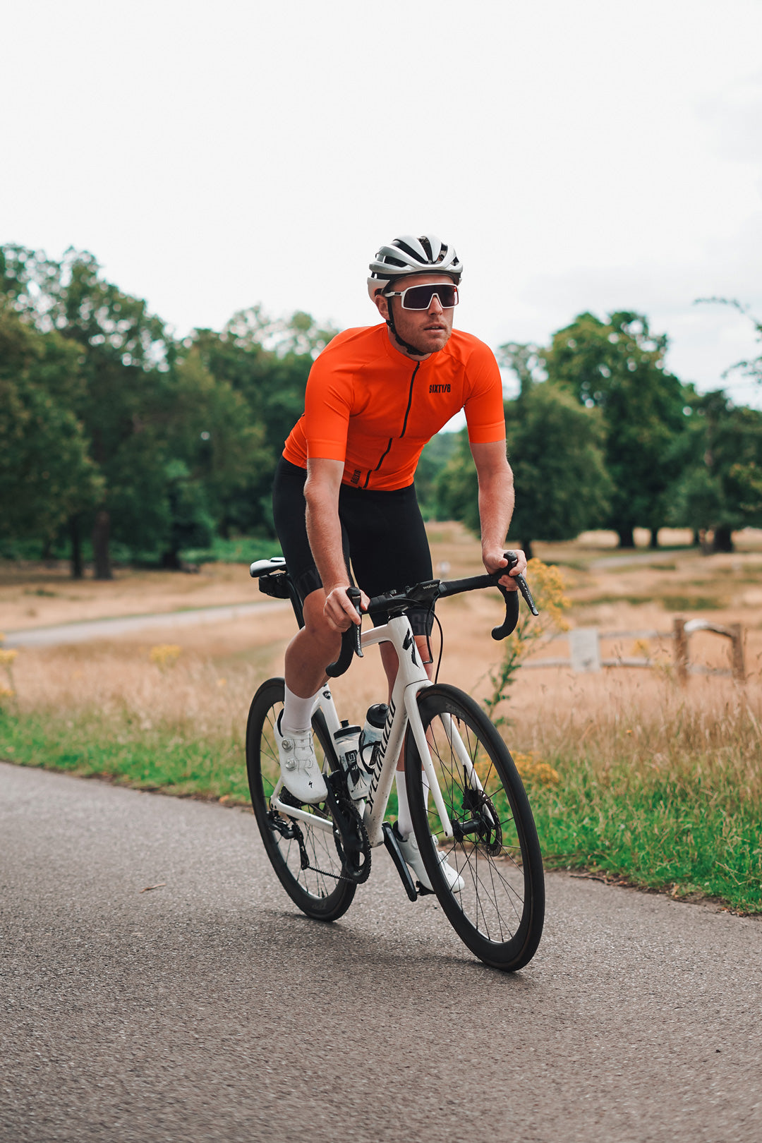 Sixty/8 MENS Short Sleeved Cycling Jersey - Orange
