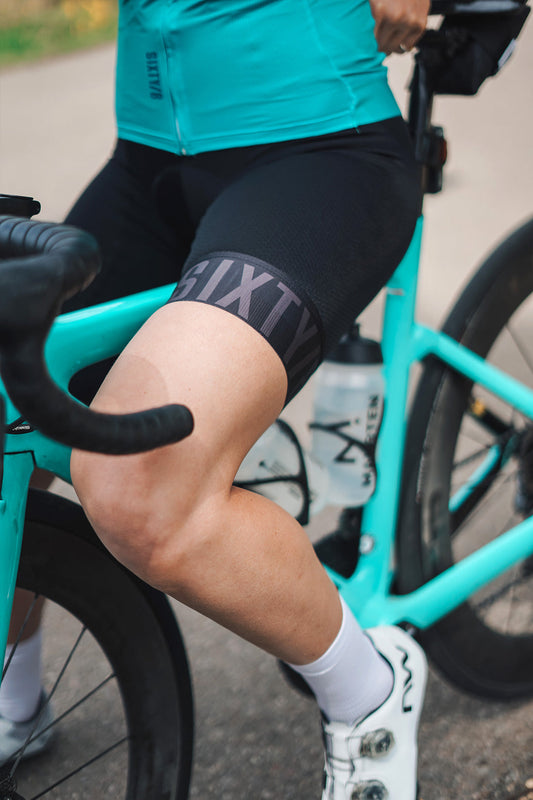 Sixty/8 WOMENS Cycling Bib Shorts - Black