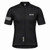 The Bordeaux Men's Black Short Sleeve Cycling Jersey