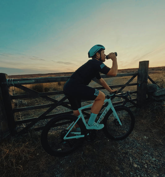 The Bordeaux mens Black Short Sleeved Cycling Jersey