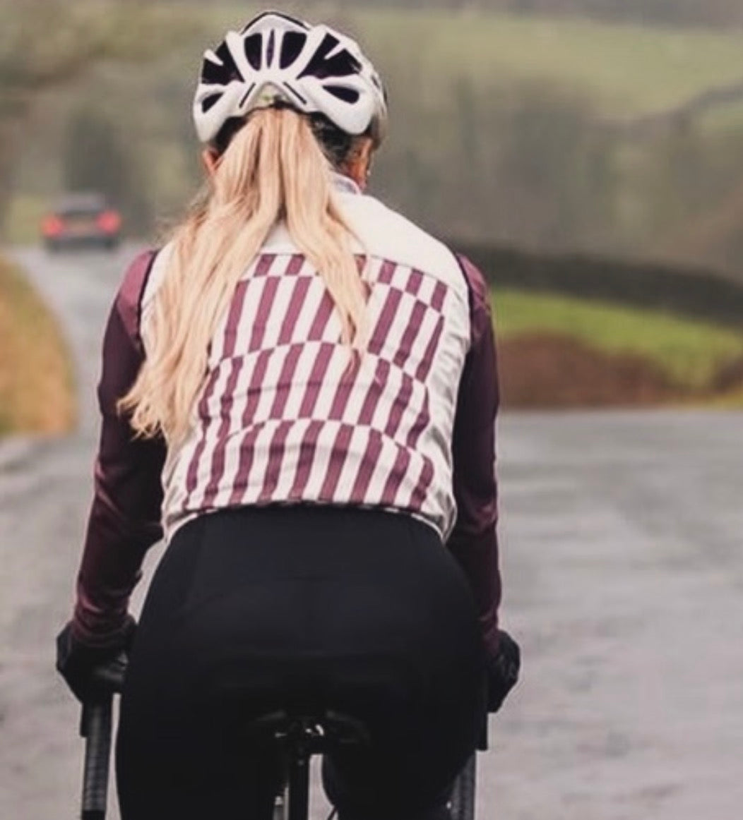 Heather and Stone womens cycling Gilet