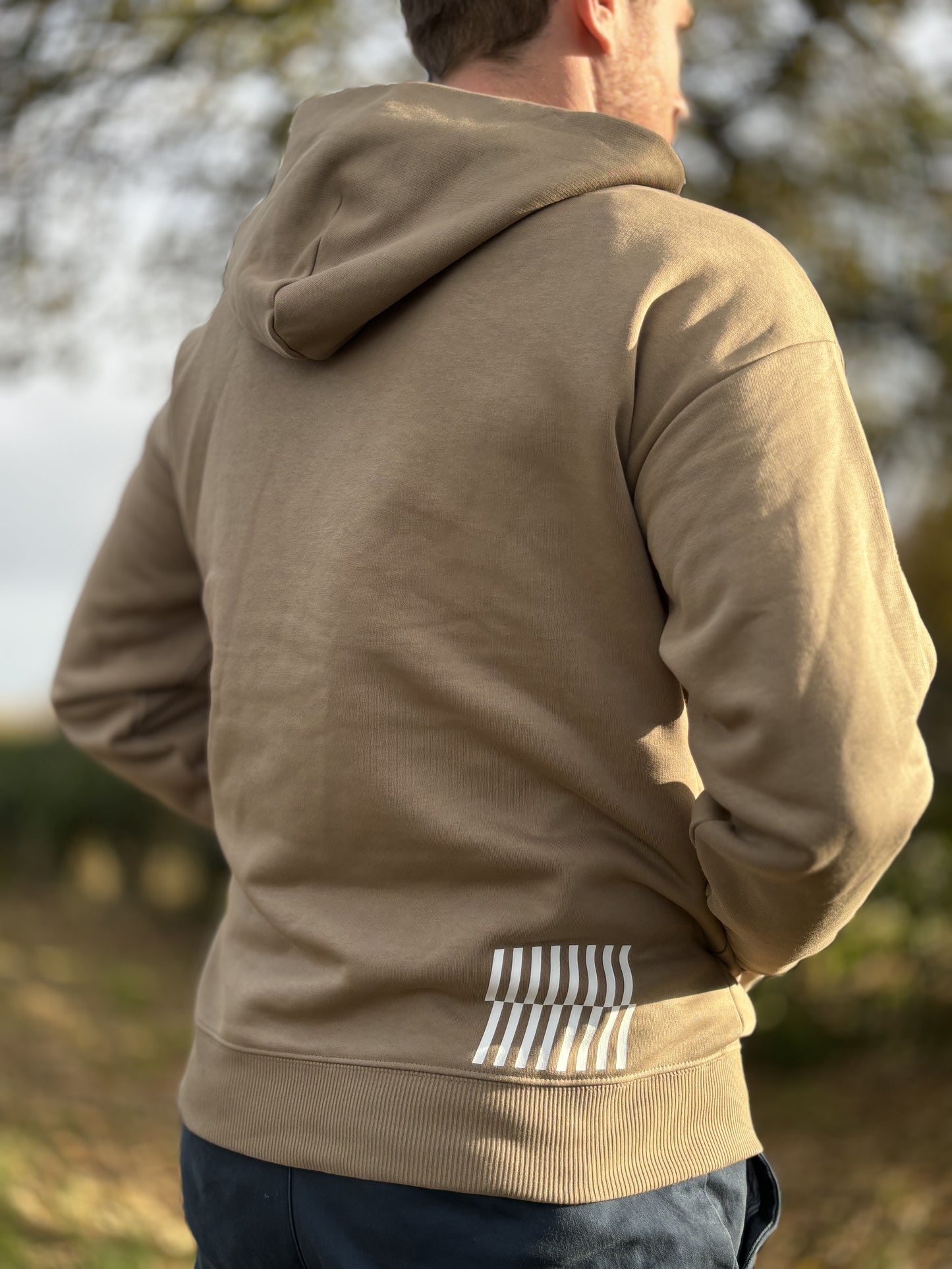 Camel/White Podium Hoodie