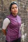 Women's CYCLING GILET – CLARET
