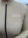 Women's LONG SLEEVE THERMAL CYCLING JERSEY – Khaki Gold