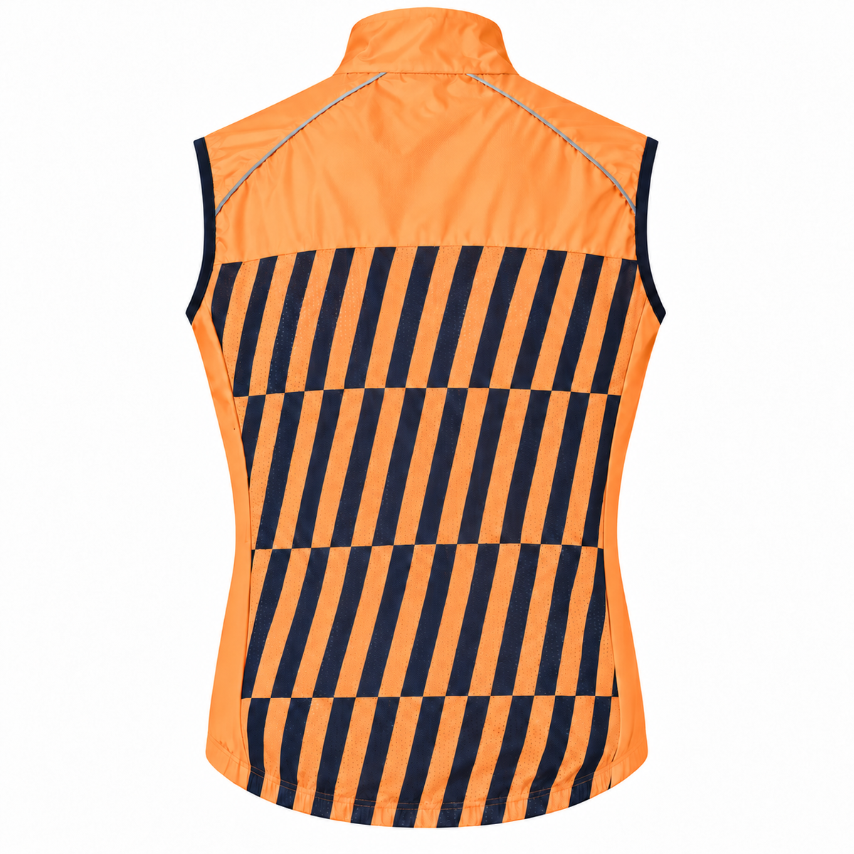Women's CYCLING GILET YELLOW/BLACK