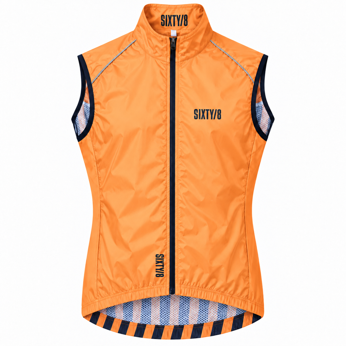 Women's CYCLING GILET YELLOW/BLACK