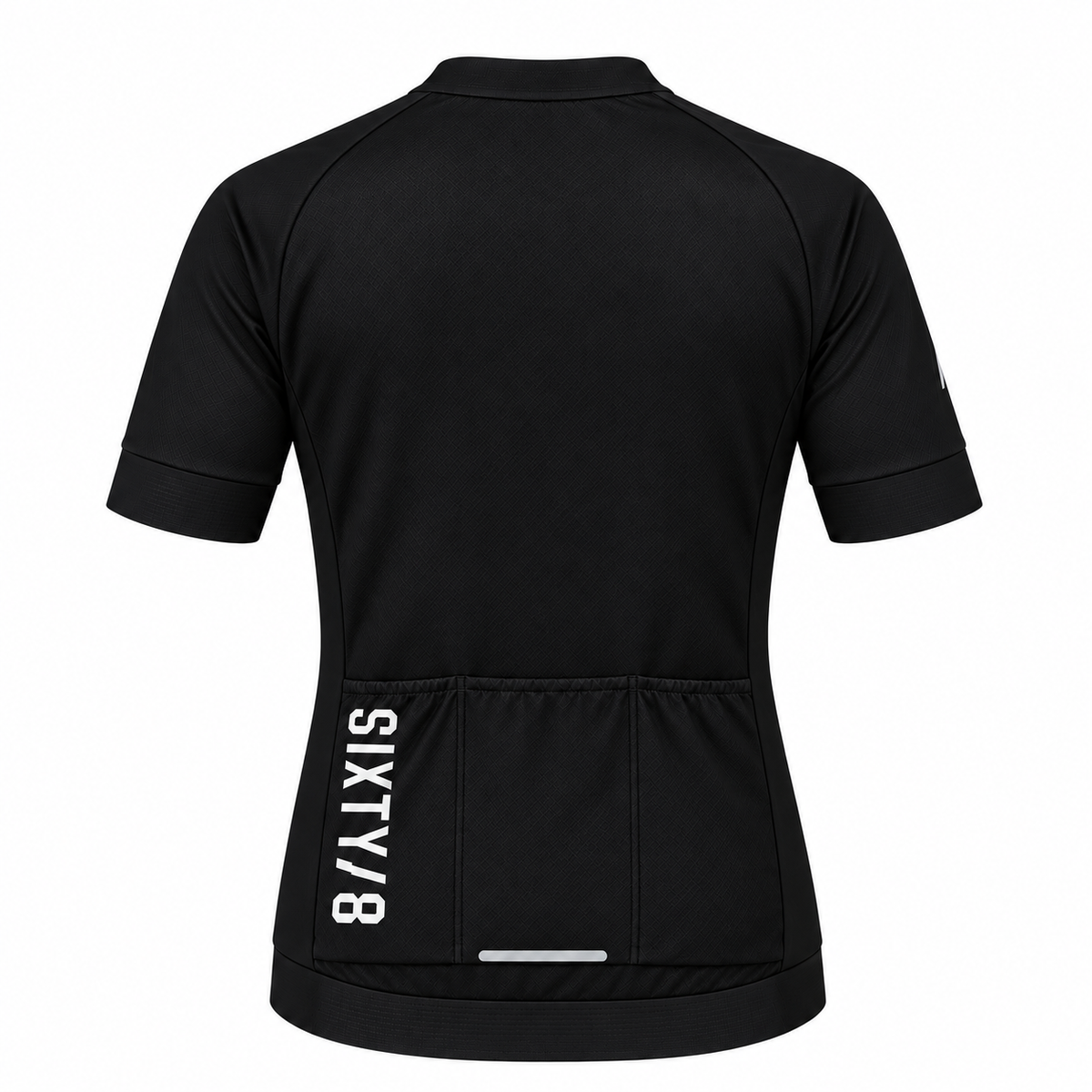 The Bordeaux Black Short Sleeve WoMen's Cycling Jersey