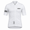 The PARIS Men's white Short Sleeve cycling jersey