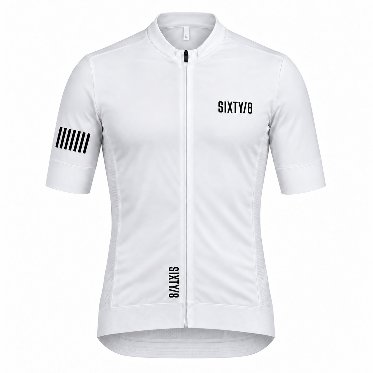 The PARIS Men's white Short Sleeve cycling jersey