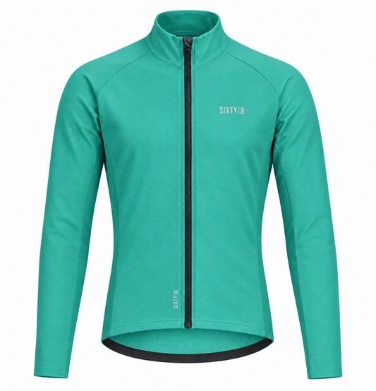 Men's THERMAL SOFTSHELL CYCLING JACKET – SPEARMINT/MOSS