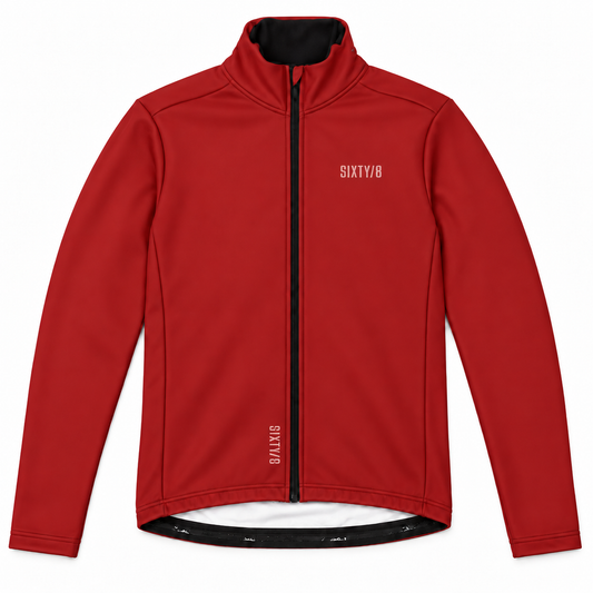 Women's THERMAL SOFTSHELL CYCLING JACKET – OX BLOOD