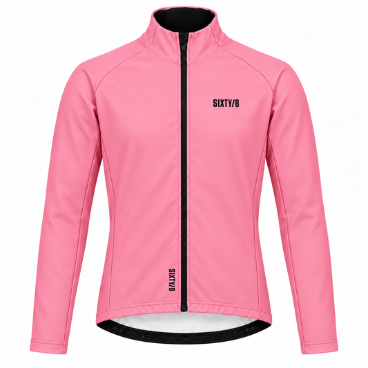 Women's THERMAL SOFTSHELL CYCLING JACKET – Pink